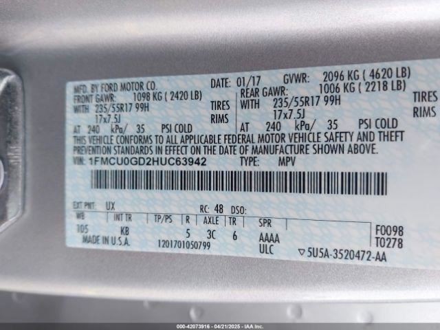 Fuse Box Engine Fits 17 ESCAPE 4674187