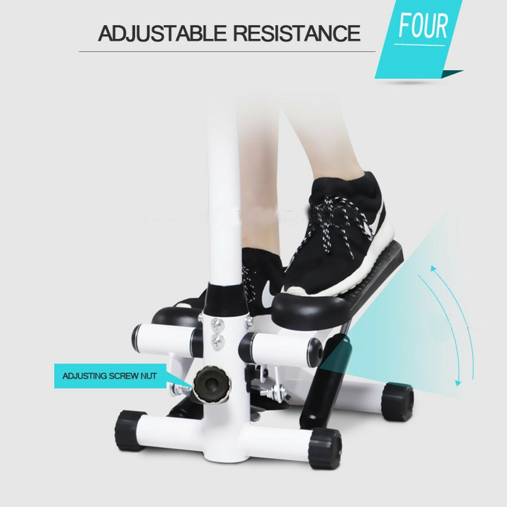 Climber Stepper Machine W/ Handlebar & LCD Display 220lbs Weight Capacity