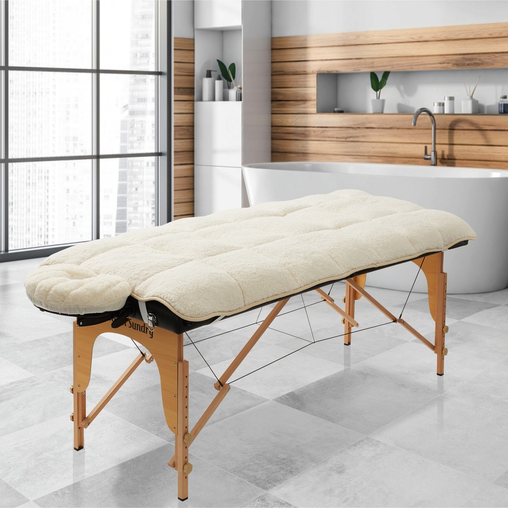Fleece Salon Spa Massage Table Pad & Face Cradle Bed Covers
