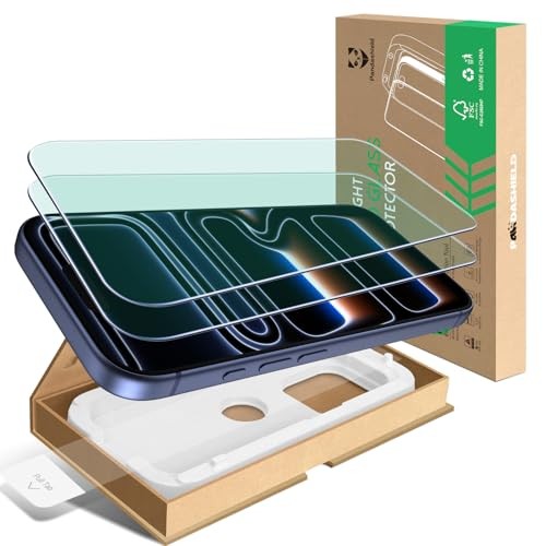 2-Pack Screen Protector iPhone 17,iPhone 17 Pro,iPhone 16 Pro Anti-Blue Light