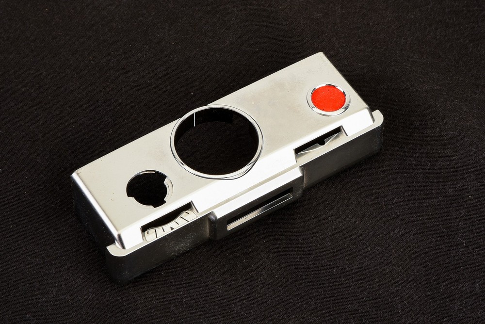 Polaroid SX-70 Camera Replacement Part - Silver - Shutter Housing V20