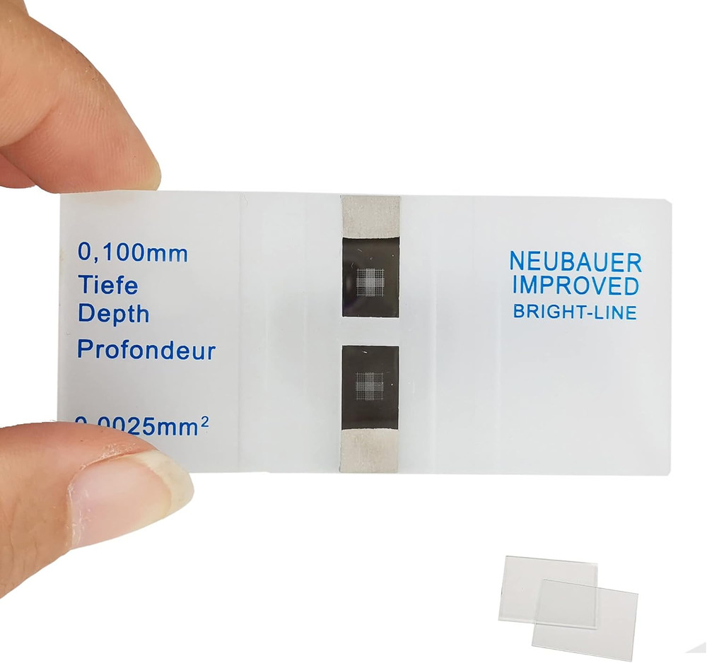 Hemocytometer Neubauer Improved Blood Counting Chamber Cell Counting Chamber wit