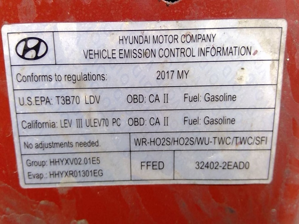 ELANTRA 2017 Transmission Shift 942540