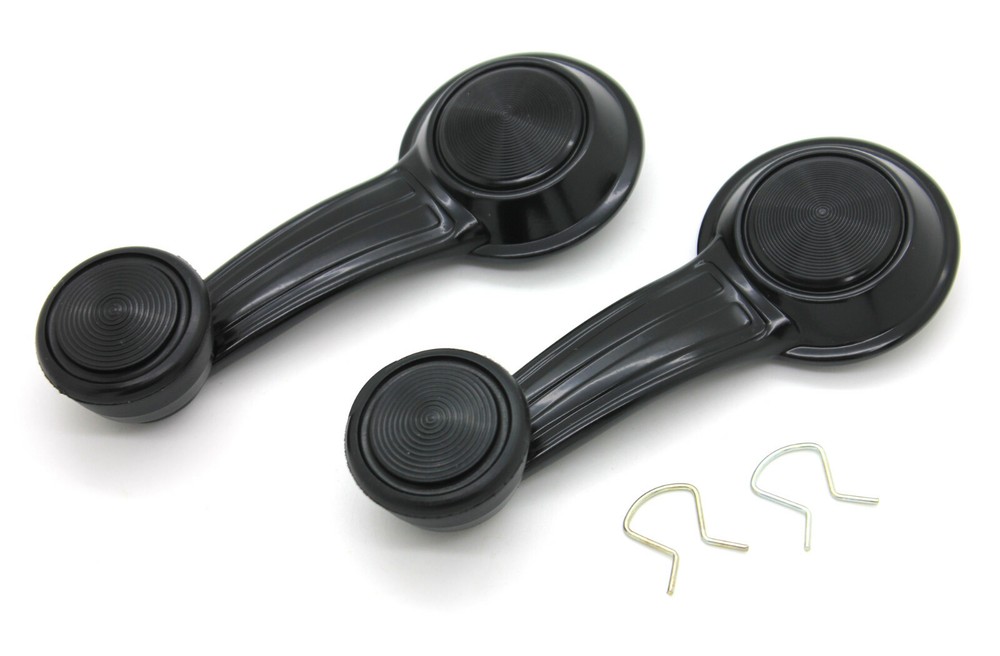 NEW Black Window Crank Handle PAIR / FOR LISTED CLASSIC CHEVROLET MODELS