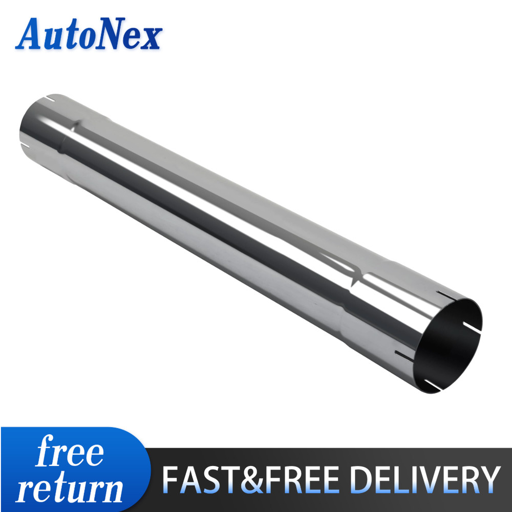 T304 SS 4" Muffler Delete / Replacement Straight Exhaust Pipe 30"