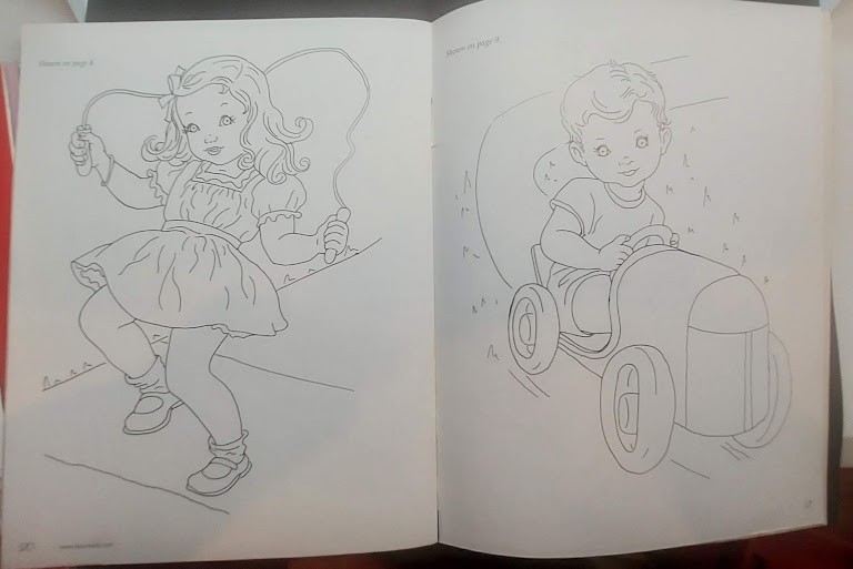 "Work & Play Redwork Through the Day" Needlework Book, 10 Classic Designs