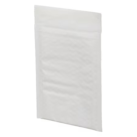 Bubble Mailer, White, Pk50, 56Lr95
