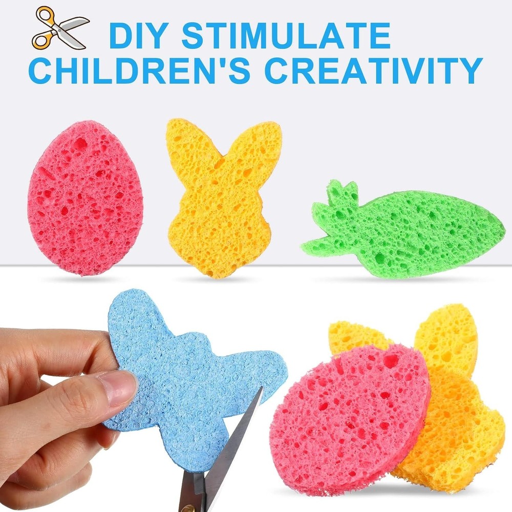 100 Bulk Kitchen Sponges Multicolor Pack