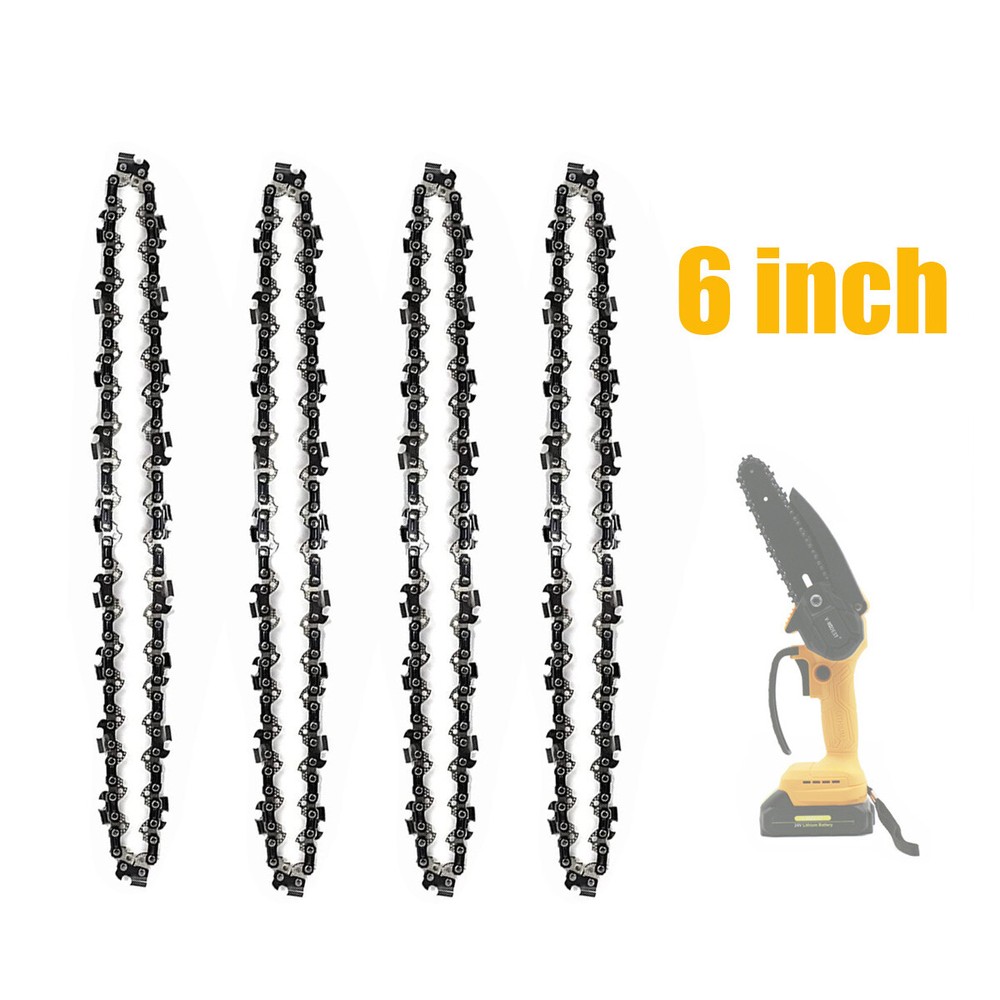 6-inch Mini Chainsaw Chains Replacement 1/4''LP  37DL .043''  Chainsaw Blade