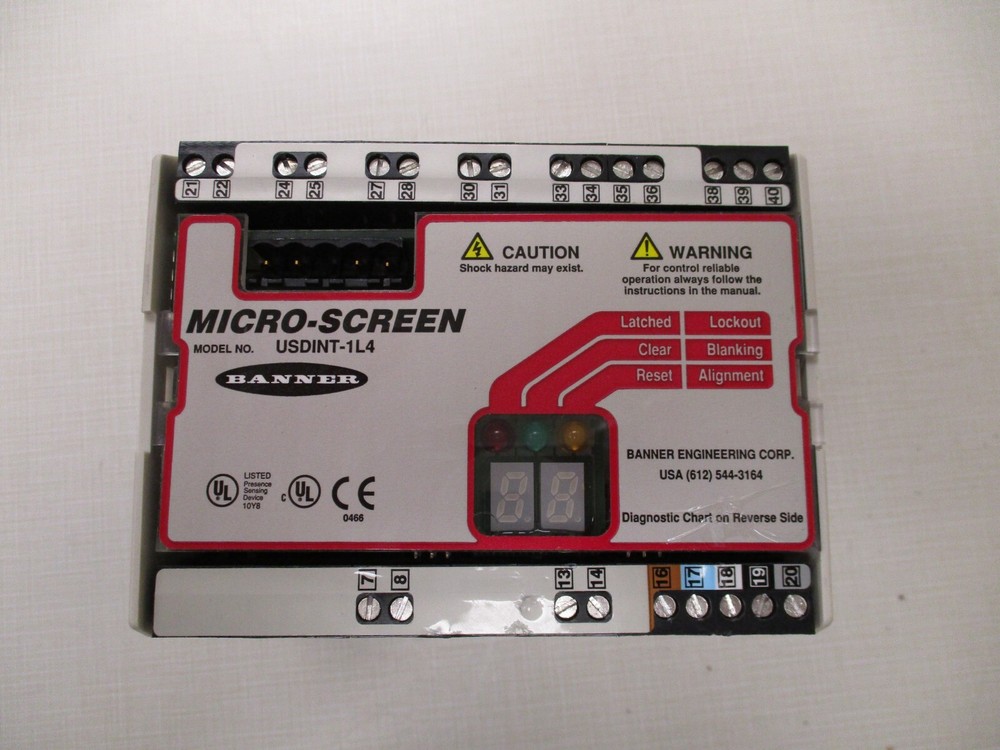 Banner, Micro-Screen, USDINT-1L4  (Used)