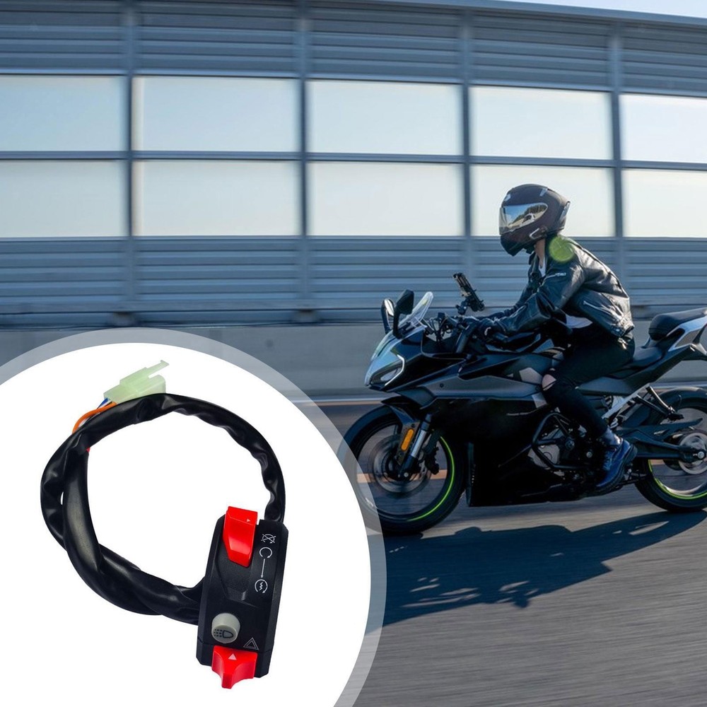 Handlebar Control Switch Start on Off Light Waterproof Emergency Lamp Switch