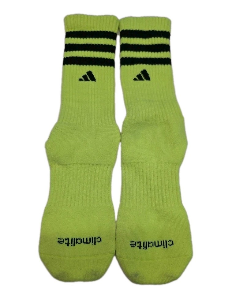 Adidas Neon With Black Stripes Socks