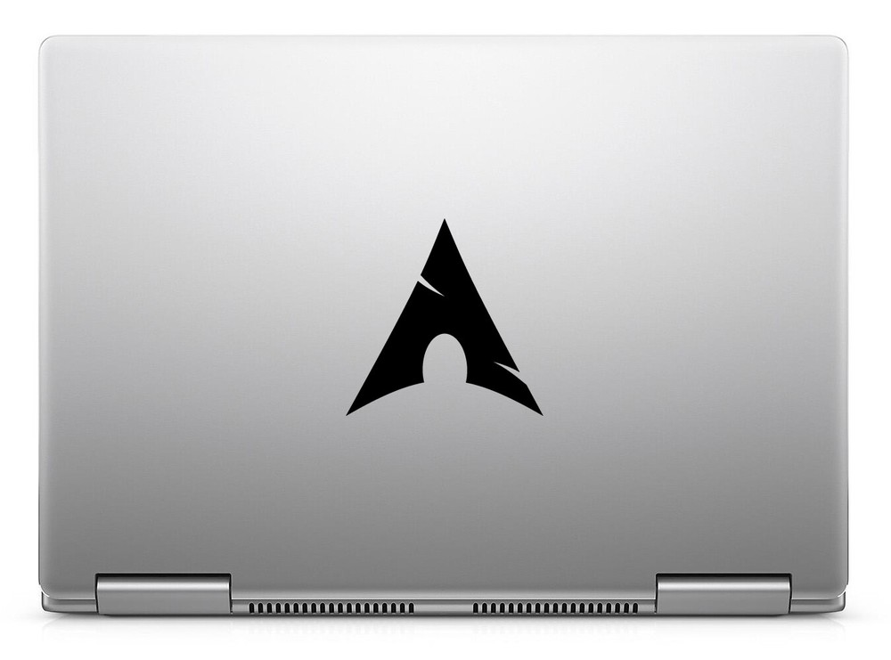 Arch Linux Laptop Decal in Multiple Colors and Sizes