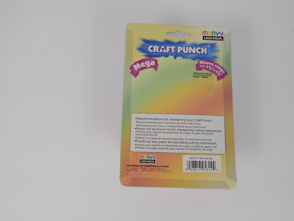 Marvy Uchida Mega Craft Punch Scrapbooking New