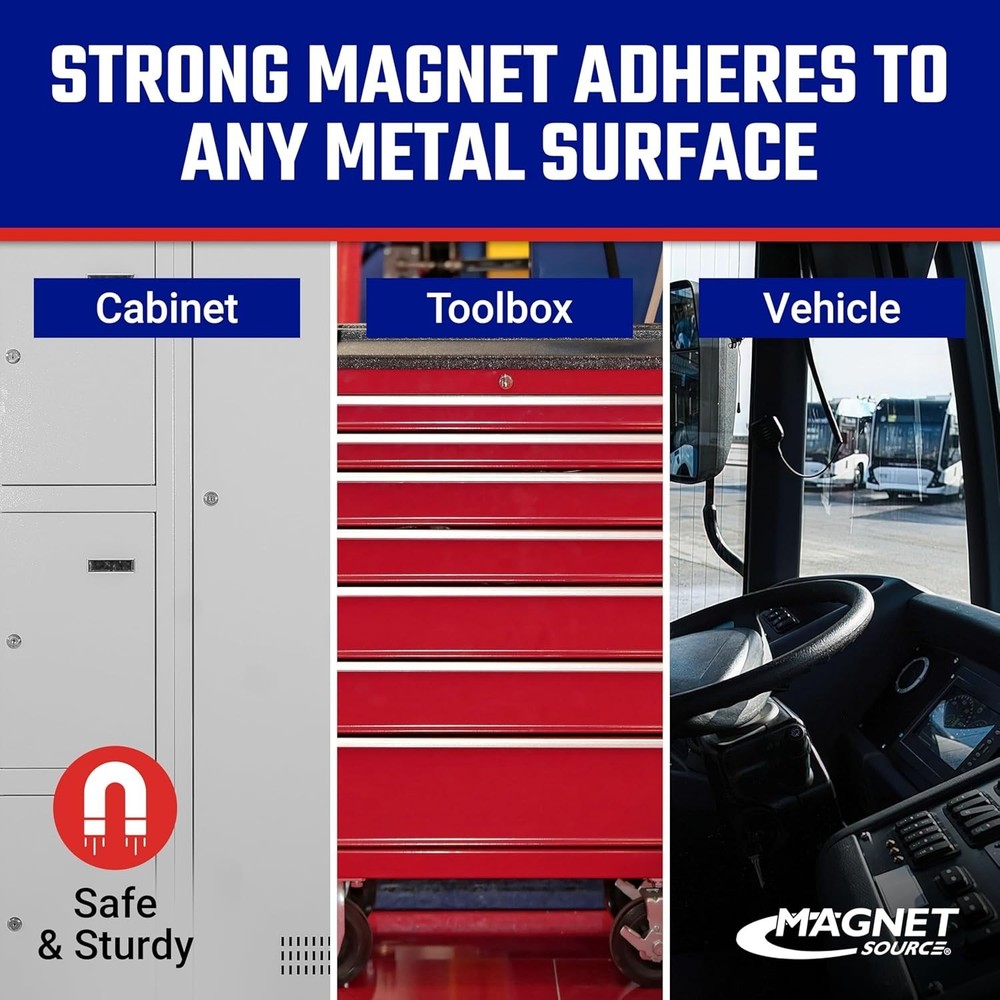 Space-Saving Magnetic Caddy for Drinks & Tools - Perfect for Any Workspace