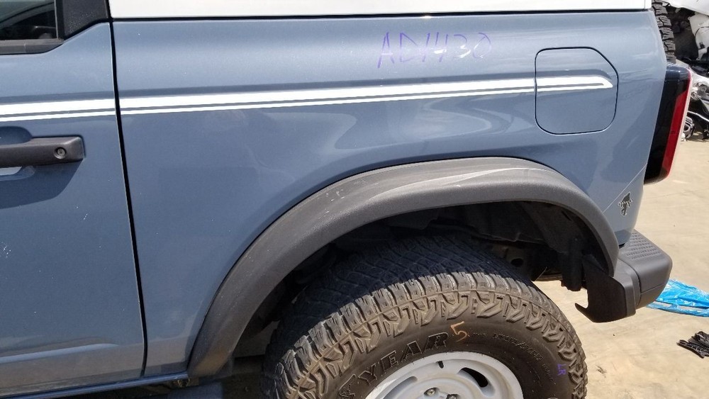 24 FORD BRONCO QUARTER PANEL OUTER SKIN REAR LEFT DRIVER BLUE