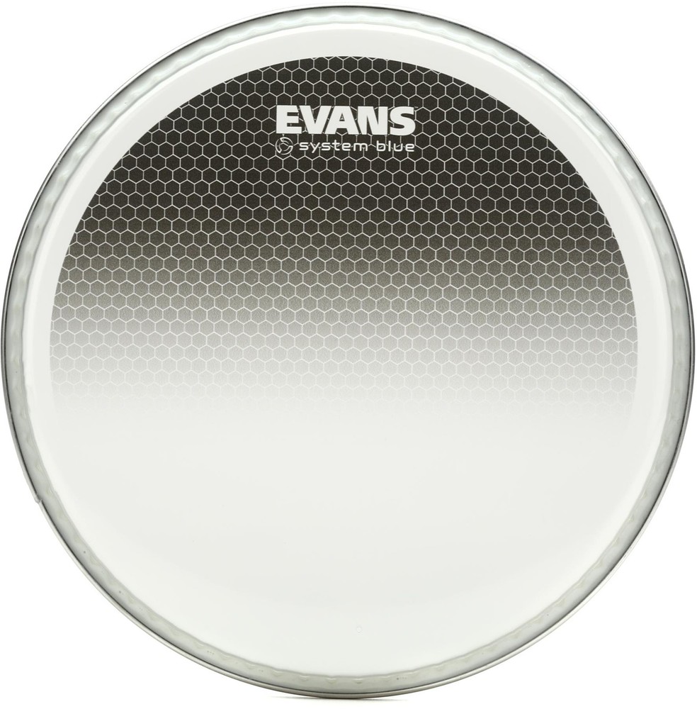 Evans System Blue Marching Tenor Drumhead - 8 inch (2-pack) Bundle
