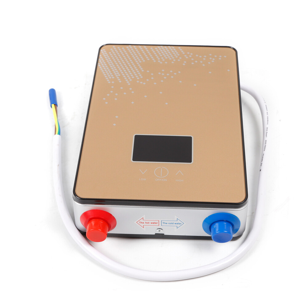 110V 4500W Instant Electric Tankless Hot Water Heater On Demand Whole House Neu