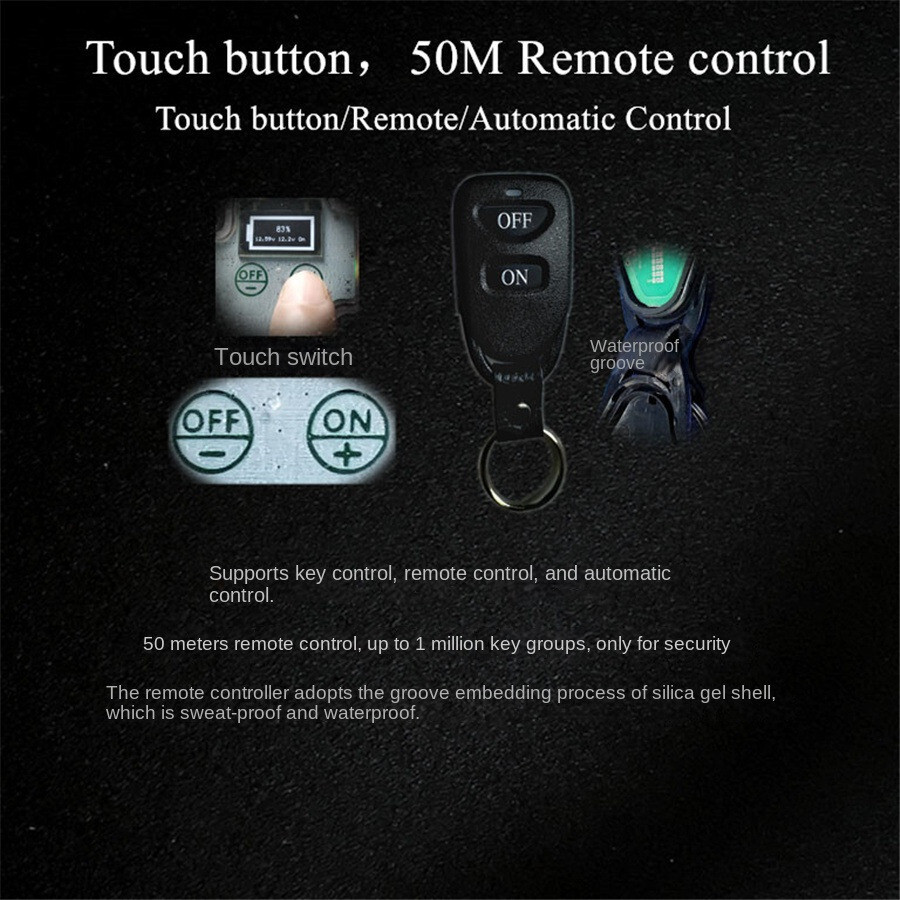 Car Battery Isolator Disconnect Power Cut Off Kill Master Switch Remote Control