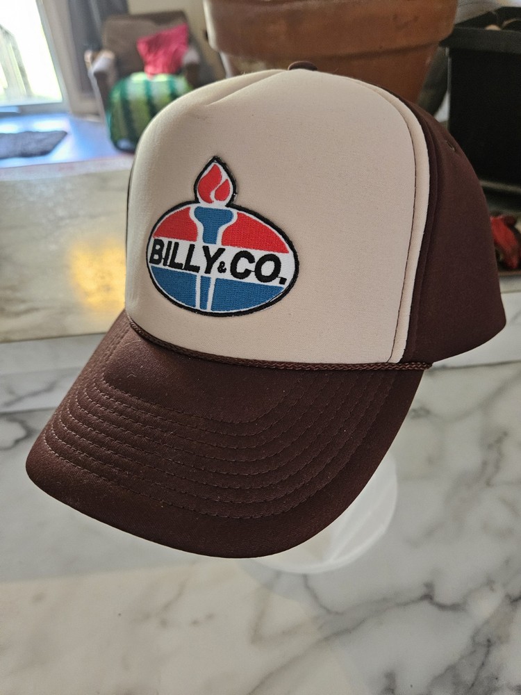 Billy Strings " Billy&Co " Foam Trucker Hat.. Brown w/ Snapback