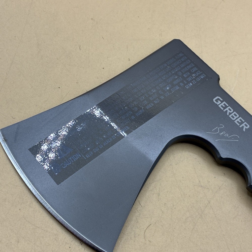 Gerber Bear Grylls Hatchet w/ Sheath Hunting/Camping Axe Survival Tool MINT