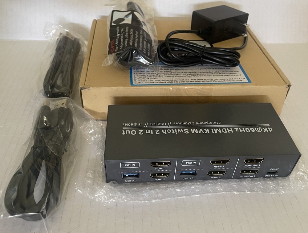 4K HDMI KVM Switch
