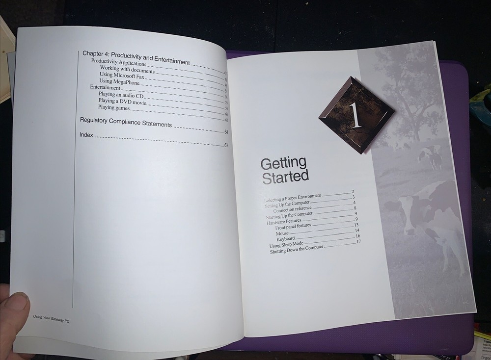 Using Your Gateway PC 1998 User Manual Guide booklet vintage computer book