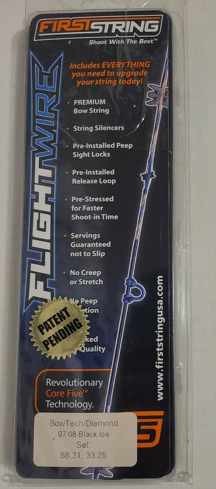 FIRST STRING FLIGHT WIRE BowTech 07-08 ALLEGIANCE BOW STRING Deer Elk Hunting