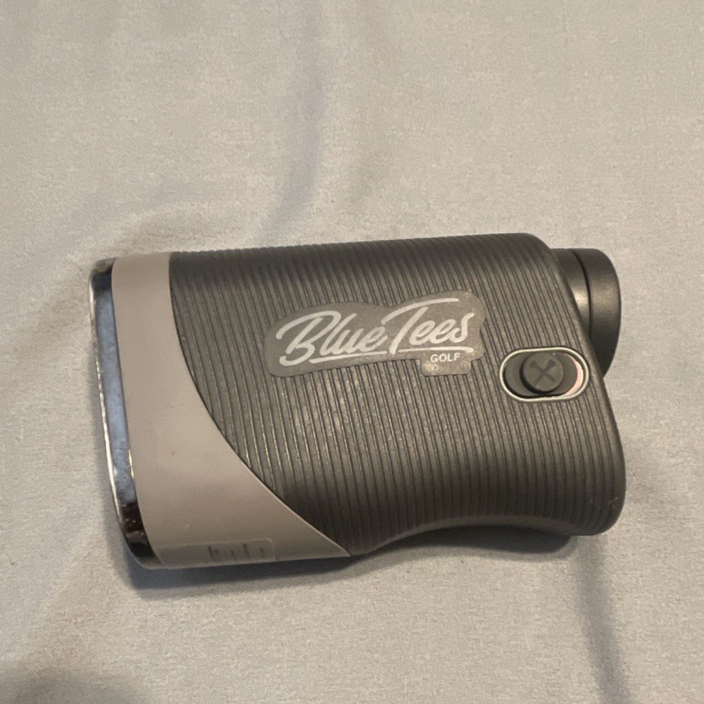Blue Tees Golf Rangefinder Black Gray Plastic for Golf
