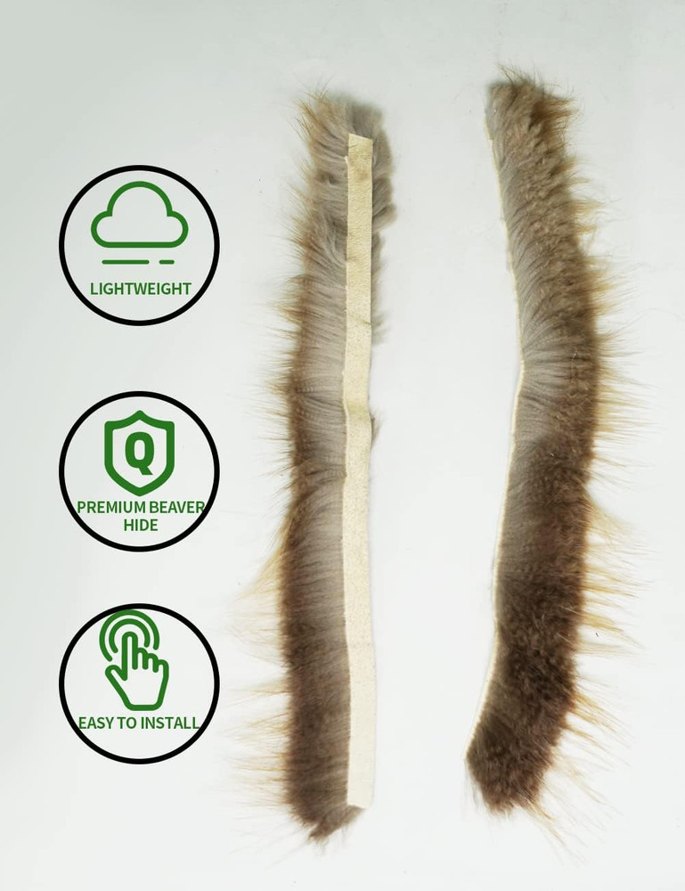 THREE ARCHERS 2Pcs String Silencer Traditional Archery Bowstring Dampeners Beave