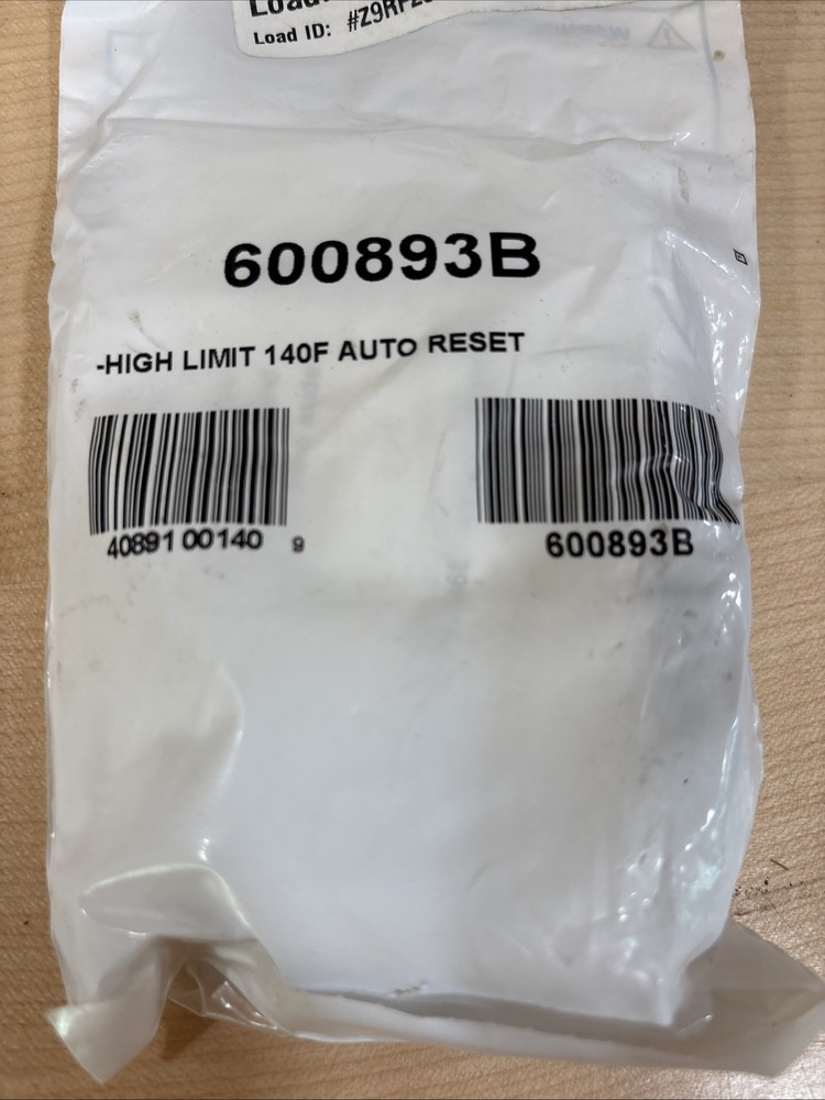 Raypak High Limit 140 Degree 600893B (BRAND NEW IN ORG. BAG)