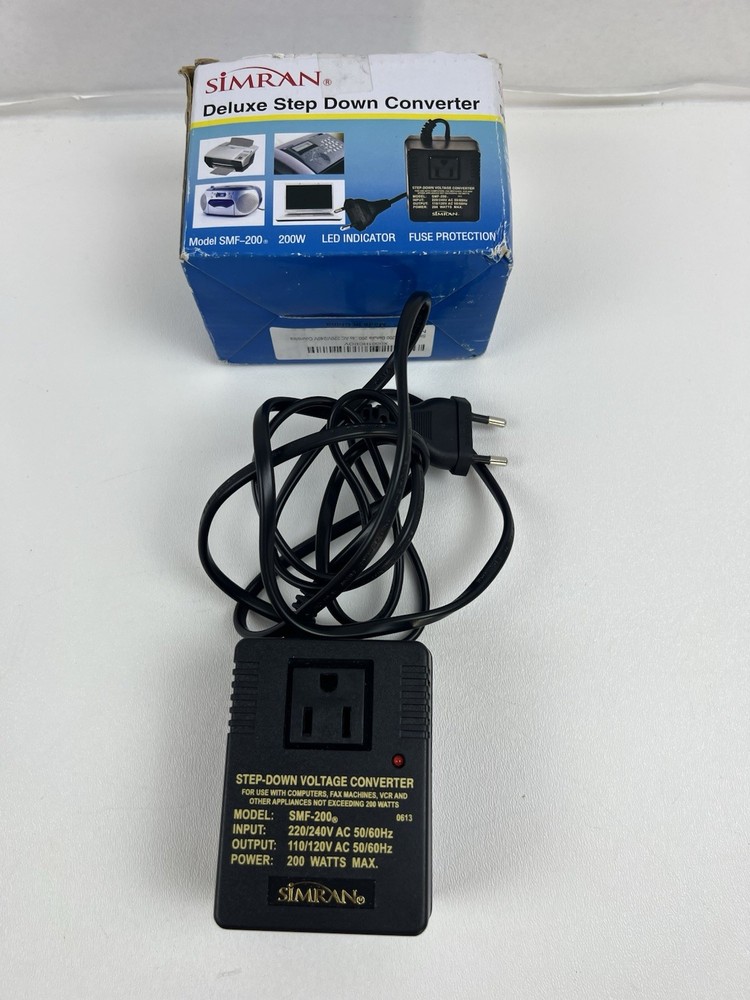Simran Deluxe Step Down Converter SMF-200 200 Watts UNTESTED