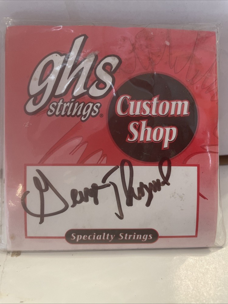 George Thorogood autographed Guitar Strings
