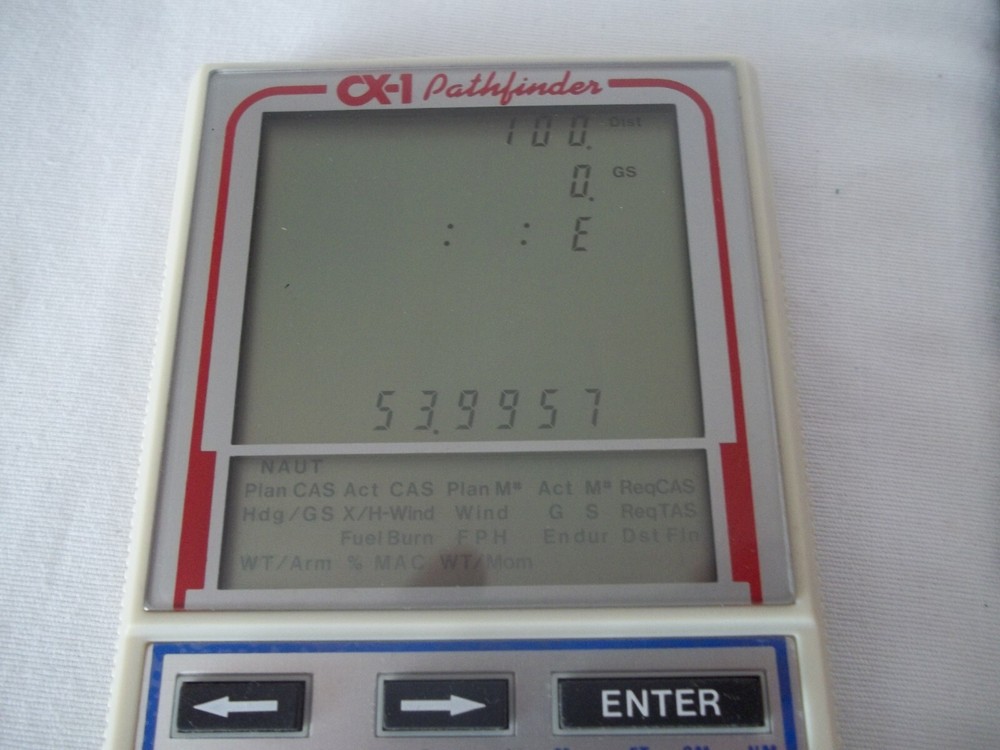 Working ASA Pathfinder CX-1 Flight Computer with Instruction Manual Booklet