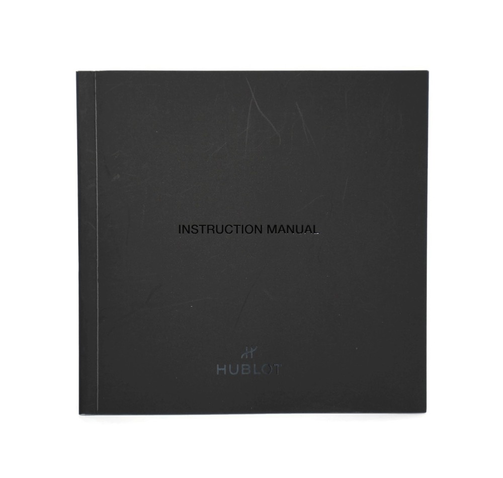 Hublot Instruction Booklet Manual