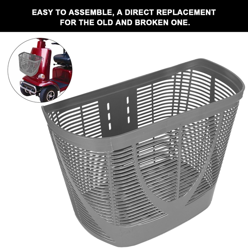 ▪ Mobility Scooter Plastic Rear Basket Modification Accessory With Mounting