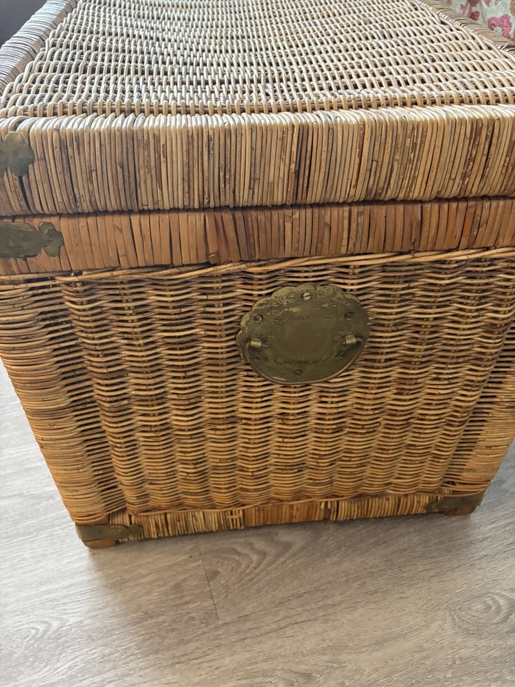 Vintage Bamboo Chest