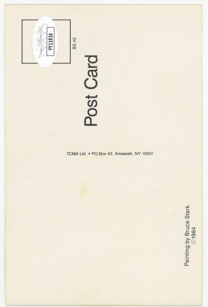 Willlams, Ted Signed Postcard 9.5 JSA LOA (full) 685918