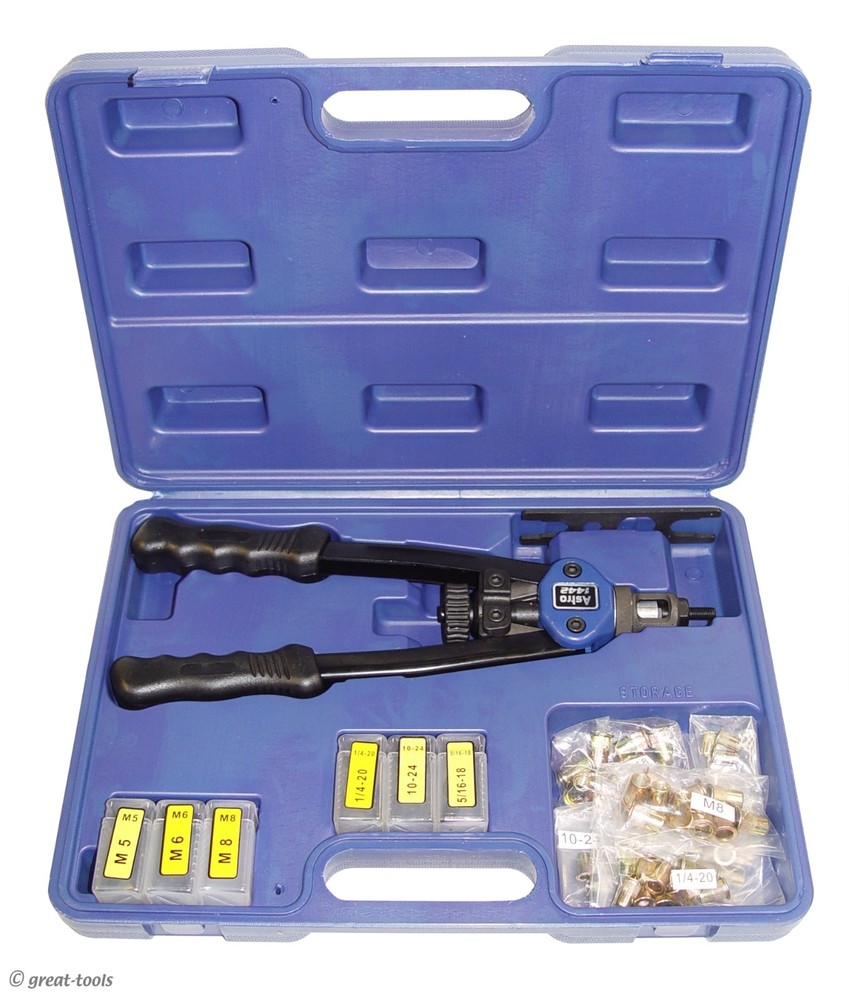 RIVNUT THREAD SETTING TOOL – rivet nut setter – NutSert – metal working tool