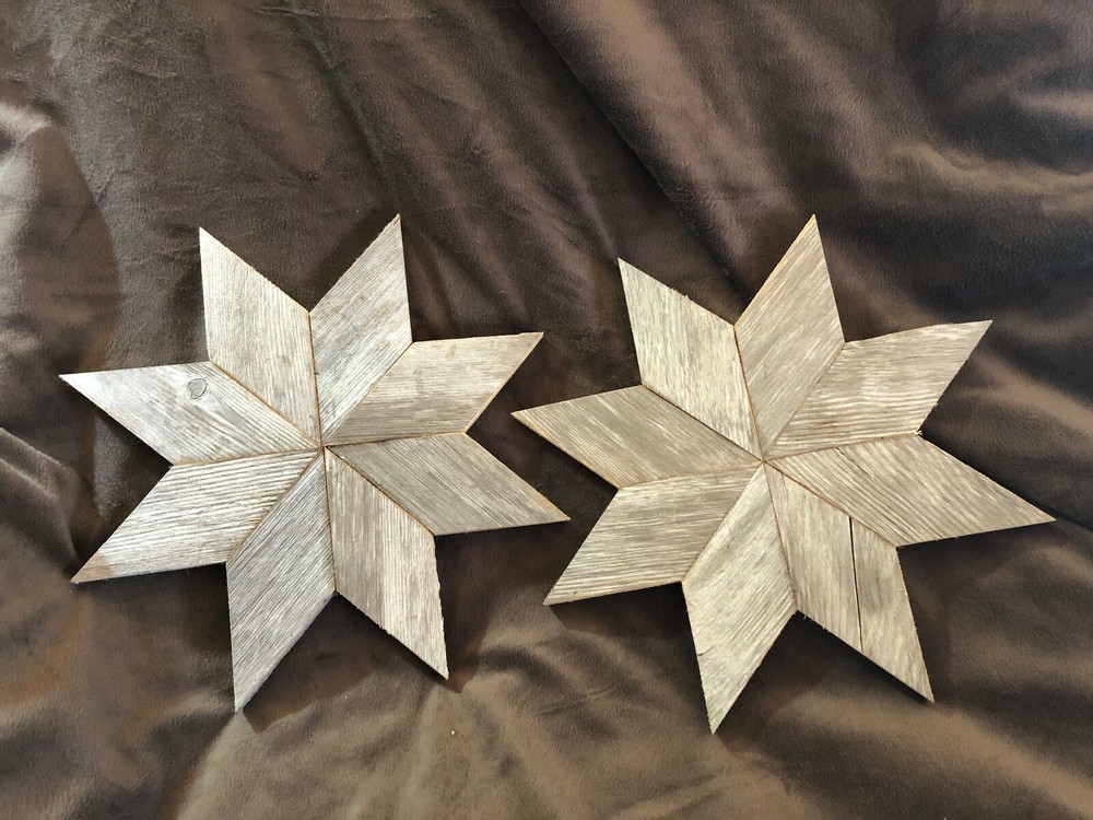 Barn Board Decorative Stars