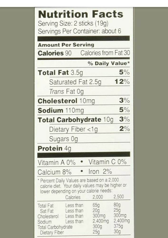 2 Packs Trader Joe's Cheese Sticks Cheddar Sharp Cheddar Crunchy 4 OZ Each Pack