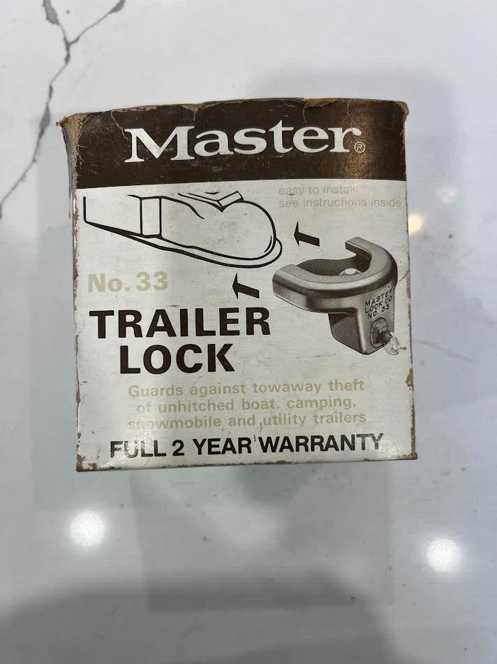 Master Lock-Trailer lock; New condition; (C)