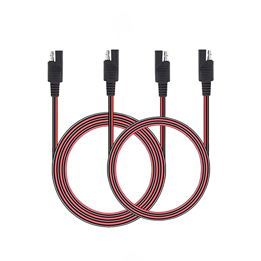 Dual Head Power Extension Cable Solar Battery Wire Charging Cable Connector