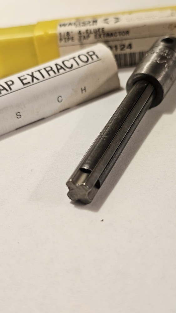 WALTON 1/8" 20124 Pipe Tap Extractor - 4 Flute