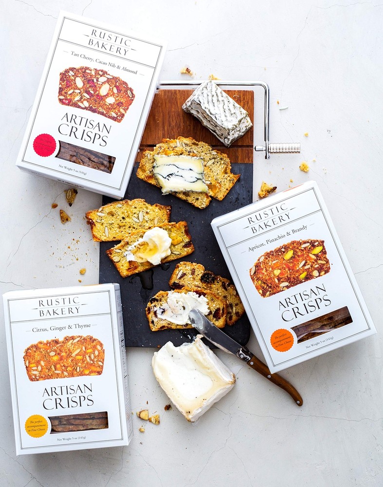 Rustic Bakery Citrus Ginger Thyme Crisps 5 Ounce Artisan Crackers