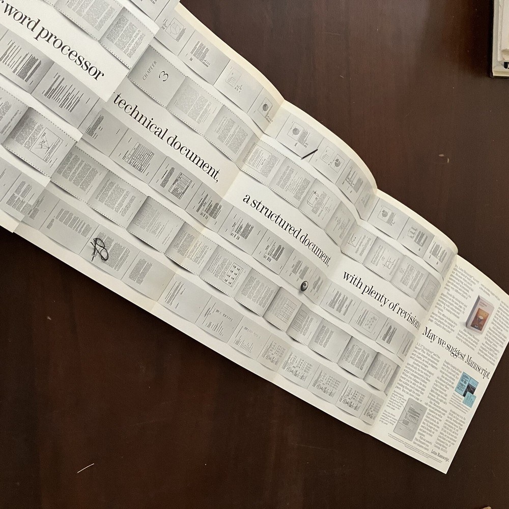 February 1987 Byte computer magazine Wood Computer School Desk Cover