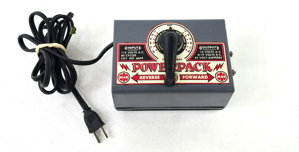 Vintage MARX Power Pack Train Transformer # 6049   Tested