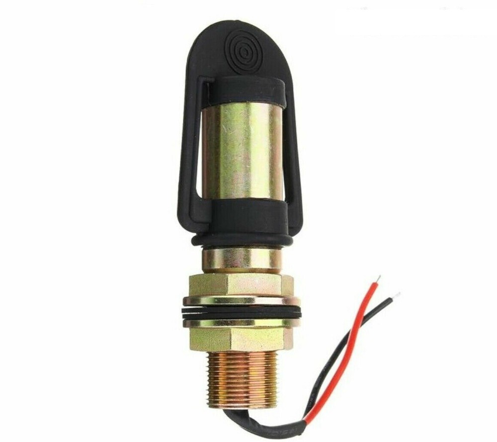 2X Led Rotating Amber Beacon Flexible Din Pole Thread Mount Warning Lights #A