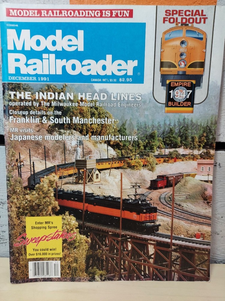 Vintage Model Railroader December 1991