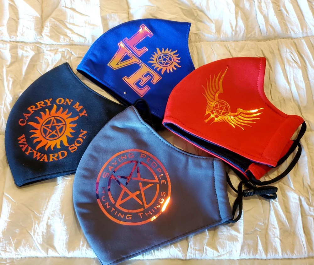 Supernatural Theme Face Mask Includes FREE Decal